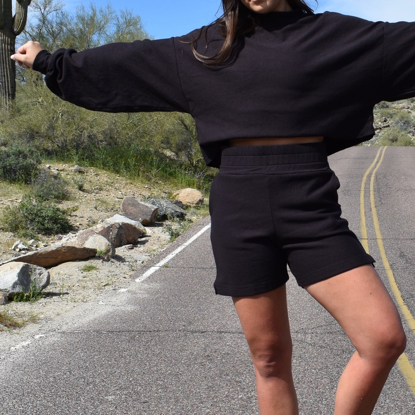 Classic Cropped Crewneck Sweatshirt