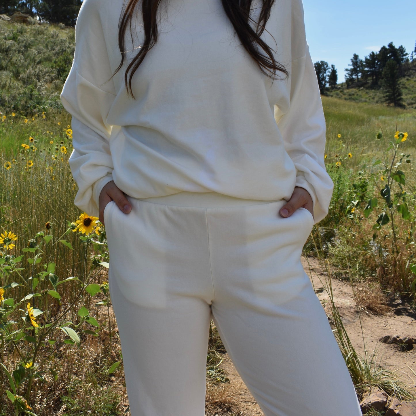 Straightleg Sweatpant in Cloud